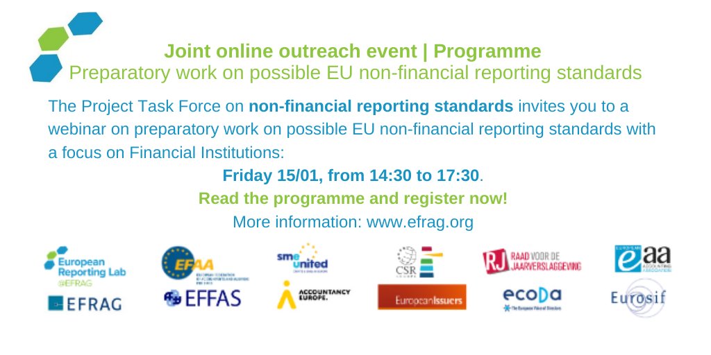 Webinar on Non-Financial Reporting standards