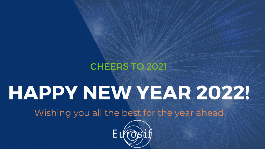 ✨ The whole Eurosif team wishes you a happy new year 2022 ✨