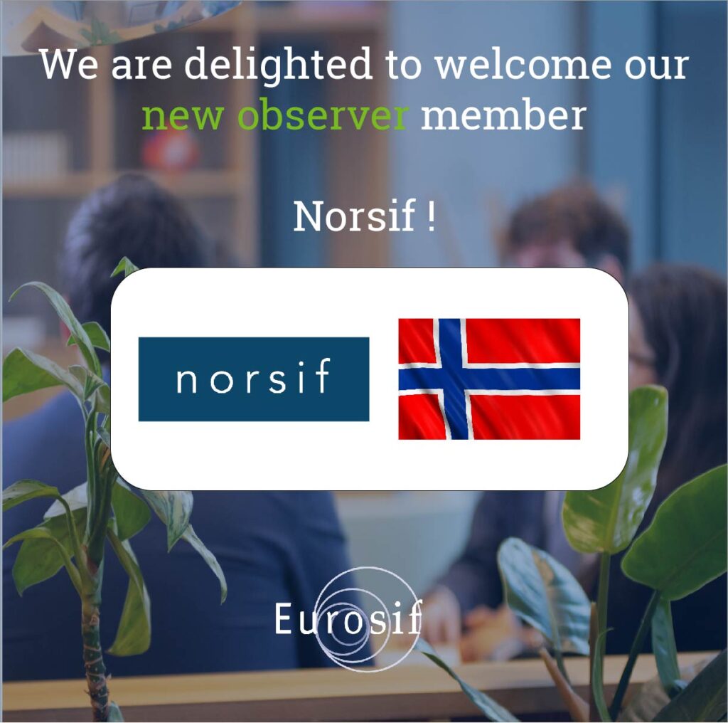 Eurosif welcomes Norsif!