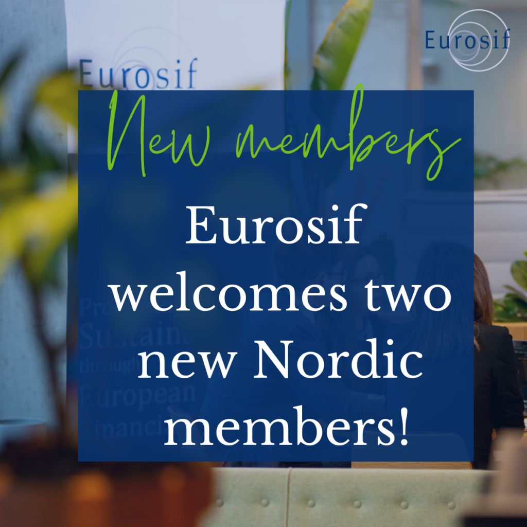 The Swedish & Finnish Sustainable Investment Fora to join Eurosif