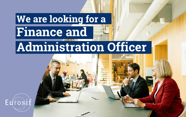Eurosif is looking for a Finance and Administration Officer