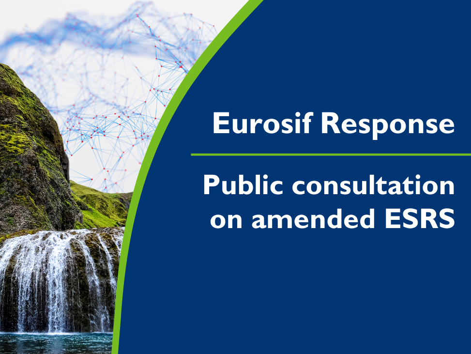 Eurosif response to EFRAG’s revised ESRS public consultation